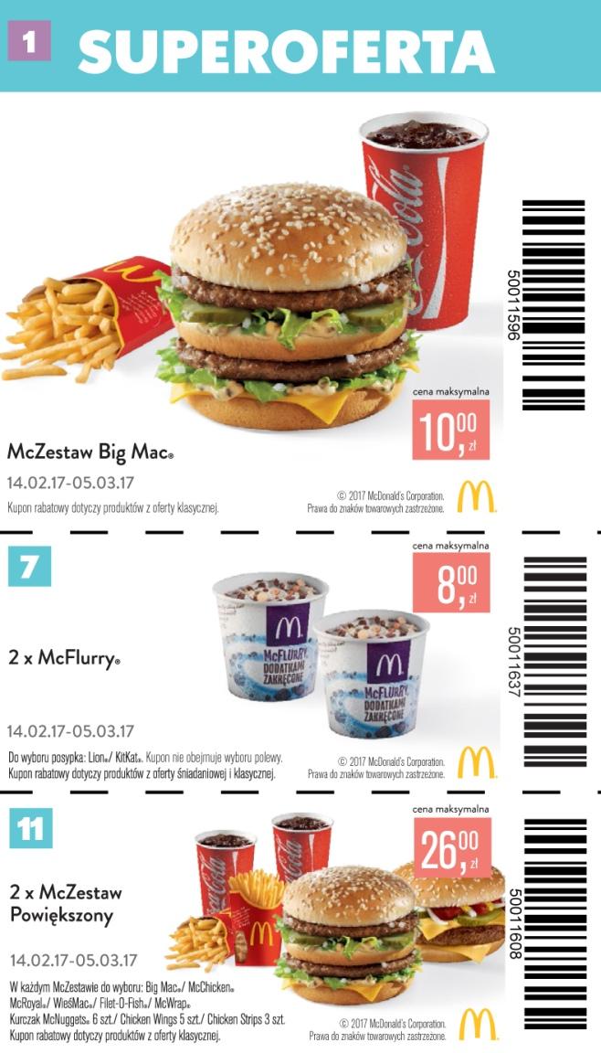 Gazetka promocyjna McDonalds str. 1