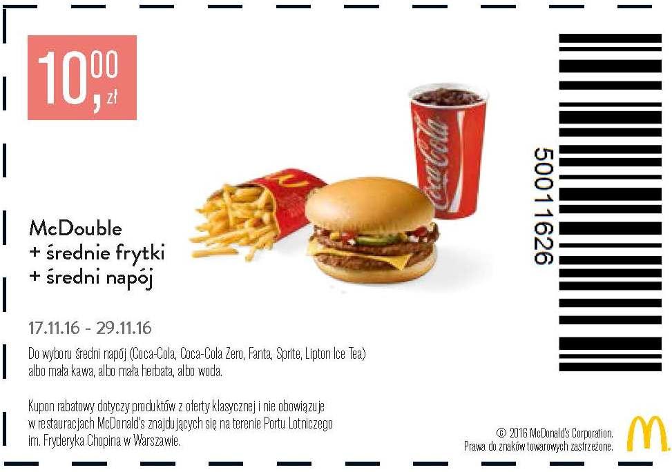 Gazetka promocyjna McDonalds str. 1