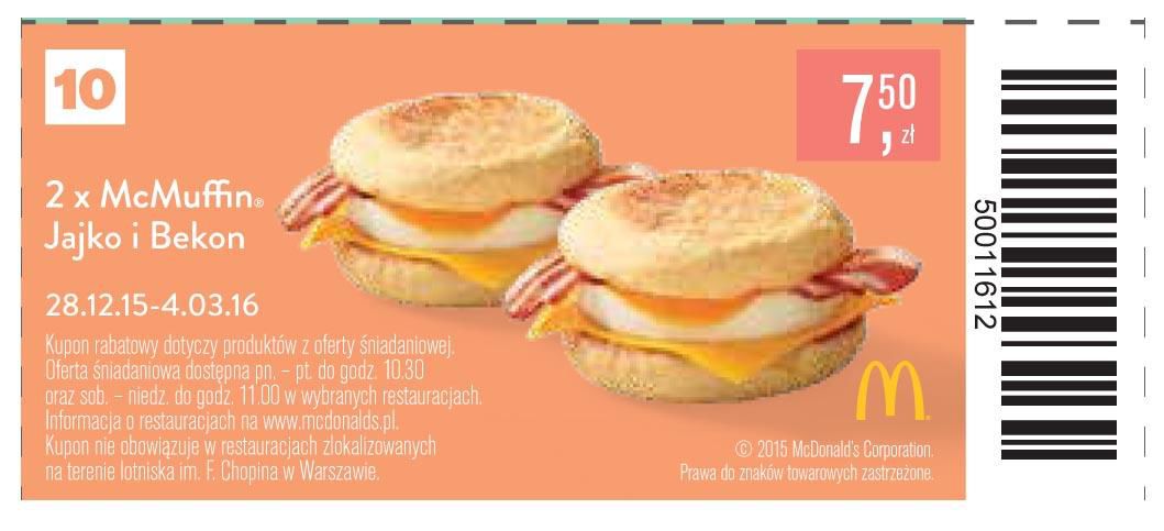Gazetka promocyjna McDonalds str. 10
