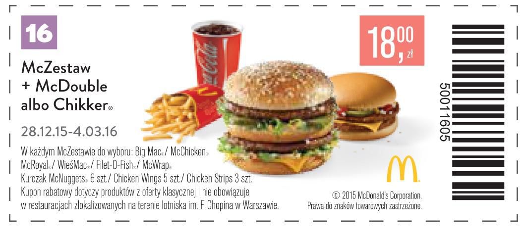 Gazetka promocyjna McDonalds str. 16